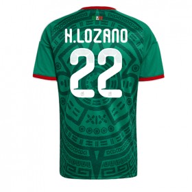 Mexiko Hirving Lozano #22 Hemmakläder VM 2026 Kortärmad